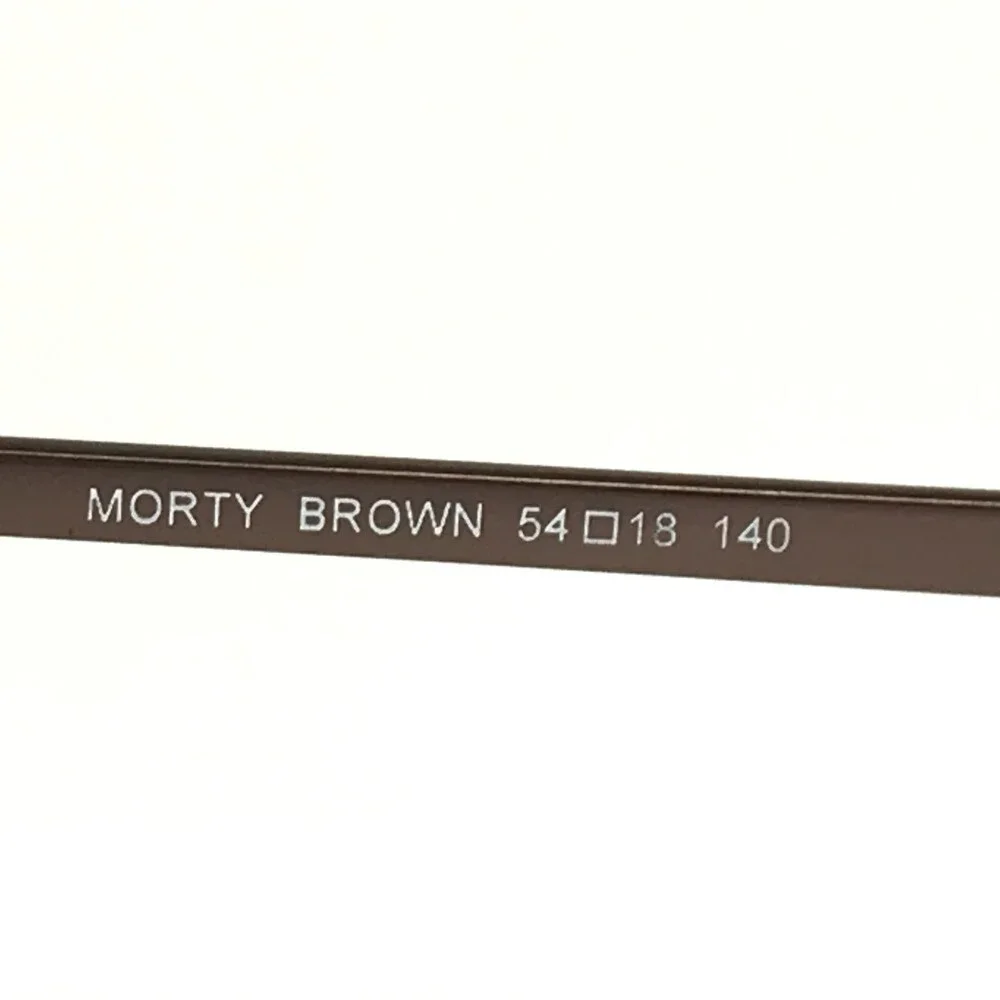 Eight to Eighty Eyeglasses Frames MORTY BROWN Square Full Rim 54-18-140